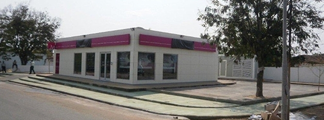 Banco Pré-Fabricado Modular - Catete, Angola